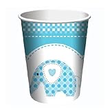 Blue Elephant Christening Cups - by Creative Party