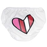 Charlie Banana Swim Diaper & Training Pants - Red Petit Coeur on White (M) by Charlie Banana [並行輸入品]