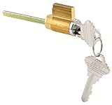 Prime-Line Products E 2103 Schlage -Shaped Keys & Keyway Cylinder Lock, 1-7/8 in. Tailpiece, Brass H