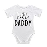 MIOIM ベビー服 ボディスーツ 連体服 男の子 女の子 英字柄 ロンパース 短袖 キッズ カジュアル Tシャツ ブラック ホワイト