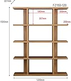ディスプレイラック 多目的ラック デザインラック フィズシェルフ ダークナチュラル 150120