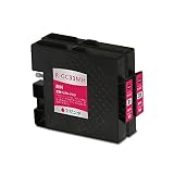 【SEASKY】 GC31MH マゼンタ 顔料 2個セット 増量 リコープリンター用 互換インク ISO9001認証工場 (GC31 GC31H)