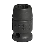 Urrea 7412MT 1/2-Inch Drive 12-Point 12mm Impact Socket [並行輸入品]