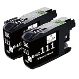 LC111-4PK洗浄カートリッジヘッドクリーニング専用 インク目詰まり・カスレ解消 プリンター強力洗浄液Brother ブラザーJ957N J757N J557N J877N J987DN J897DN J827DN J727D J952N等対応LC111BKブラック黒 2本セットICチップ付&残量表示