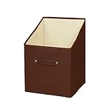 カラーボックス 収納ボックス 横置き 縦型 ブラウン 幅26×奥行26×高さ38cm SB2626-BR