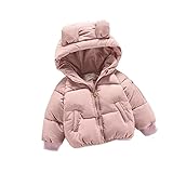 Pojour ベビー服 子供服 0-3歳女の子コート 冬 防寒 かわいい無地ジャケット 厚手コート　暖かい 綿 ベビールームウェア 普段着 カジュアル 旅行 記念日 プレゼント