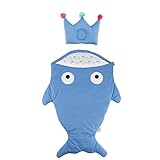 ARAUS　子供用　サメ寝袋　キッズスリーピングバッグ　ベビー布団　おくるみ　シュラフ　赤ちゃん対応　アンチキック 柔らかい肌触り　2セット　新生児　赤ちゃん　キッズ　女の子　男の子　かわいい 暖かい