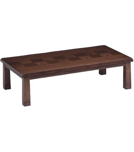 Amazon.co.jp : こたつ コタツテーブル 長方形 150×85 継脚 天然木