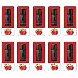 ECOCCO 交換用ドクタースティック Dr.Stick typeXカートリッジ リキッドポッド 電子タバコDR.STICKTYPE Xに使用できるカートリッジ 10風味 POD フレーバー スティックTYPEX 爆煙 10個入り ​ (10個, ピーチ)