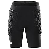 Janusソフトヒッププロテクターパッド入りショーツブラックSmall M