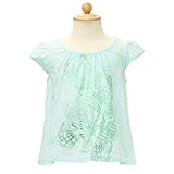 [ベビーディオール] Baby Dior パフスリーブ Tシャツ CD-0158BLU 5Aサイズ