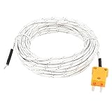 uxcell Kタイプ熱電対線 金属 プラスチック イエロー ホワイト Kタイプ K型モデル 1個入り