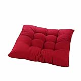 Highly Recommanded Choice 。ソフト椅子クッション; Nice正方形、パッド必要なホーム装飾 (L)X(W)40cmX40cm/15.7''X15.7'' ブルー