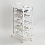 自由組立エステワゴン 5段 ( 5-C ) ( 23111+23112+23116+23116+23116+23118 ) [ エステワゴン ネイルワゴン キッチンワゴン マルチワゴン サイドワゴン キャスター付き 収納 業務用 サロン ワ