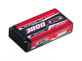 SUNPADOW 7.4V / 3800mAh / 110C / ERC Plus リポバッテリー (ショート) サンパドウ ラジコン ショートリポバッテリー ercplusシリーズ
