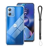 For Moto G64/G64y ケース TPU素材製【YEZHU】薄型軽量 衝撃吸収 傷つけ防止 保護バンパー 弾力性付きMoto G64/G64y 専用カバー (クリア)