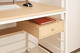 デザインデスク ラダーデスク パソコンデスク (パーツ：大引出 ナチュラル色)