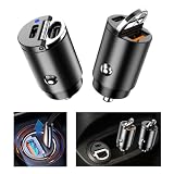 CRAFT WORKS(クラフトワークス) カーチャージャー シガーソケット 車載 充電器 USB usb usb-c 急速充電 type-c iphone対応 PD+Qc