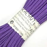 ■パラコード4mm7芯／Paracord 7Strand 4mm／120カラー■10ｍ■ (016:ディープパープル)