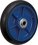 [N-4835204]イノアック　低始動抵抗キャスター　車輪のみ　Φ１５０　黒　シャフトΦ２０ LR150WBK20