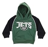 NFL Little Boys Toddlersパフォーマンスプルオーバーフリースパーカー、新しいYork Jets