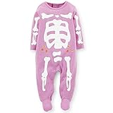Carter's(カーターズ) ホネホネ足付カバーオール(Lavender)/ハロウィンHalloweenハロウィーン着ぐるみ変身衣装 6M(3-6ヶ月) [並行輸入品]