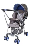 グレコ シティライトR リバーブルー BL 両対面式軽量4.7kgベビーカー (収納式足カバー + ヘッドサポート付き) 67080
