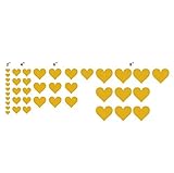 n. Sunforest 40イエローLove Heartsビニール壁デカール取り外し可能なDIY飾りステッカー赤ちゃん保育園壁アート壁画