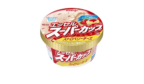 Amazon 明治 エッセル スーパーカップ ストロベリーチーズ 200ml 24個 明治 アイスクリーム 通販