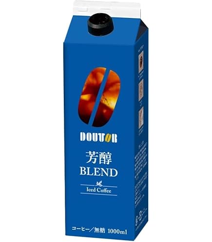 Amazon.co.jp: ドトール 厳選ブレンド アイスコーヒー 無糖 紙パック