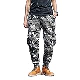 JOSCAカーゴパンツ メンズ サルエルパンツ ワークパンツ チノパン ミリタリー 無地 6つ...