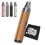 【SE2】Vaporesso Vibe SE 2 ベポレッソ バイブ エスイー 2｜4.5ml大容量トップフィルPOD｜1つのPODで2つの出力（0.8Ω/0.6Ω）｜FlavorKitchenミニポーチ付属｜VAPE ベイプ 本体 スターターキット (Leather Brown)