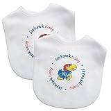Baby Fanatic Team Color Bibs, University of Kansas, 2-Count by Baby Fanatic [並行輸入品]
