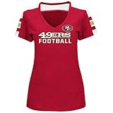 San Francisco 49ersレッドレディースPride Playing VネックTシャツ XS レッド