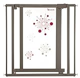 Badabulle Easy Close Galaxie Safety Gate (Taupe/ Red) by Badabulle