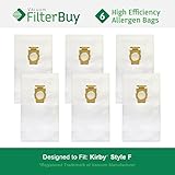 6 - Kirby Style F Vacuum Bags. Kirby Universal Vacuum Bags, Kirby Part 204808. Designed by FilterBuy