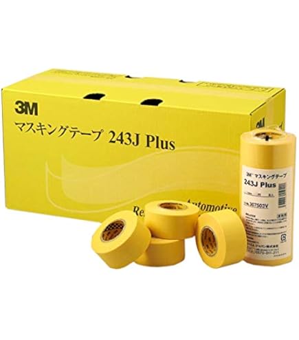 Amazon | [A] 3Mマスキングテープ243J [18mm×18m] 1箱70巻入り