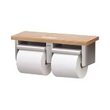 Panasonic アラウーノ トイレアクセサリー 棚付き2連ペーパーホルダー ショートタイプ タイプB ペーパーホルダーホワイト[XGHA771**WS] ライト柄[EN]
