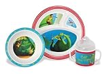 Kids Preferred Melamine Feeding Set, Puff the Magic Dragon by Kids Preferred [並行輸入品]