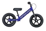 キャプテンスタッグ(CAPTAIN STAG) キッズバイク ペダルなし自転車 トレーニングバイク [後ろブレーキ/スタンド/フットステップ/ハンドルパッド/ウレタンタイヤ] 標準装備 12インチ ブルー YG-1463