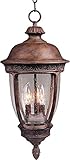 Maxim Lighting 40467CDSE Three Light Sienna Seedy Glass Hanging Lantern, Copper [並行輸入品]