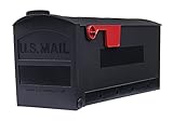 ジブラルタル パトリオット Mサイズ容量 防錆プラスチック ブラック ポストマウントメールボックス GMB505B01 Patriot Medium ブラック 2041-7317 1
