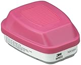 3M Acid Gas Cartridge/Filter 60922, P100 Respiratory Protection (Pack of 2) by 3M