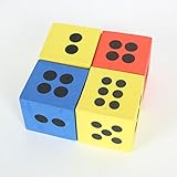PIXNOR Foam Playing Dice, Children Playing Dice - 12pcs (Random Color) [並行輸入品]