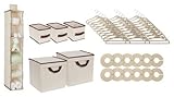 Delta Children Nursery Storage Set, Beige, 48 Piece by Delta Children [並行輸入品]
