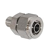 SONONIA 全4タイプ４サイズ　ステンレス製　クイック　カプラー　ネジ - 10mm直径。 6mm ODチューブ用雄ねじ
