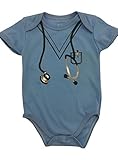 Mon Cheri Doctor Baby Boys Bodysuit 0-9 Months Blue (6-9 months) by Mon Cheri
