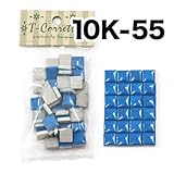 Ｔコレット10mm角モザイクタイル ビビッドカラー 小袋50個入 【10K-55】ブルー