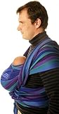 Chimparoo Woven Wrap Baby Infant Carrier Sling 100% Cotton Birth - 3-4 Yrs Regular Iris by Chimparoo