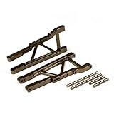 Atomik RC Alloy Rear Lower Arm, Grey fits the Traxxas 1/10 Slash 4X4 and Other Traxxas Models - Repl